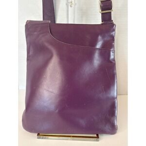 Radley London Deep Purple Leather Crossbody Slim  Scottie Dog Liner-see pics